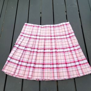Light Pink plaid skirt